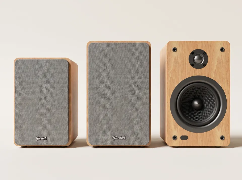 YE-B343 — Powered Bookshelf Speakers